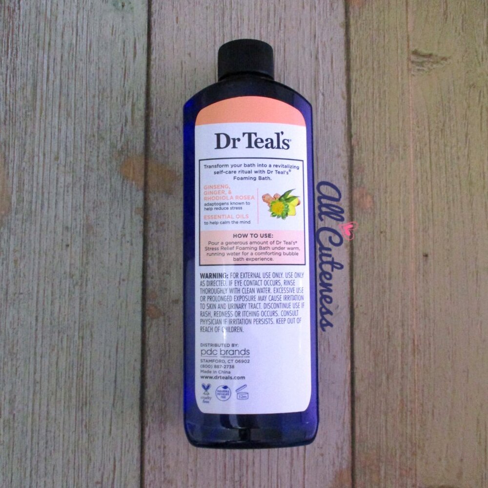 Dr Teals Foaming Bath with Pure Epsom Salt Stress Relief - Picture 3 of 4